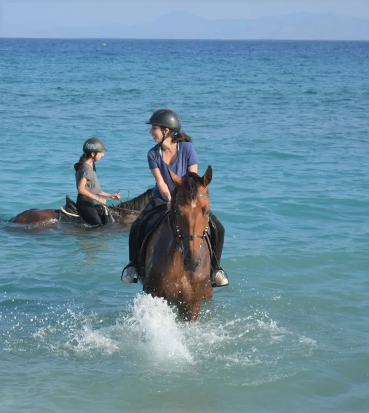 Horse Riding in Rhodes on the Beach